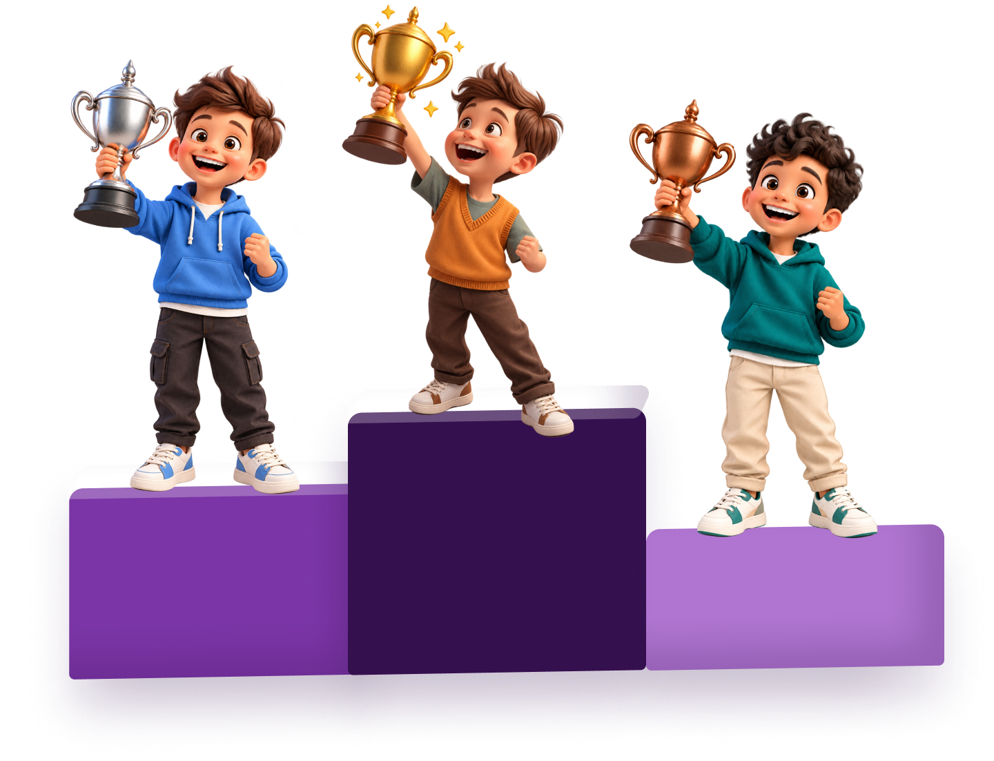 Hackathon Winners on Podium